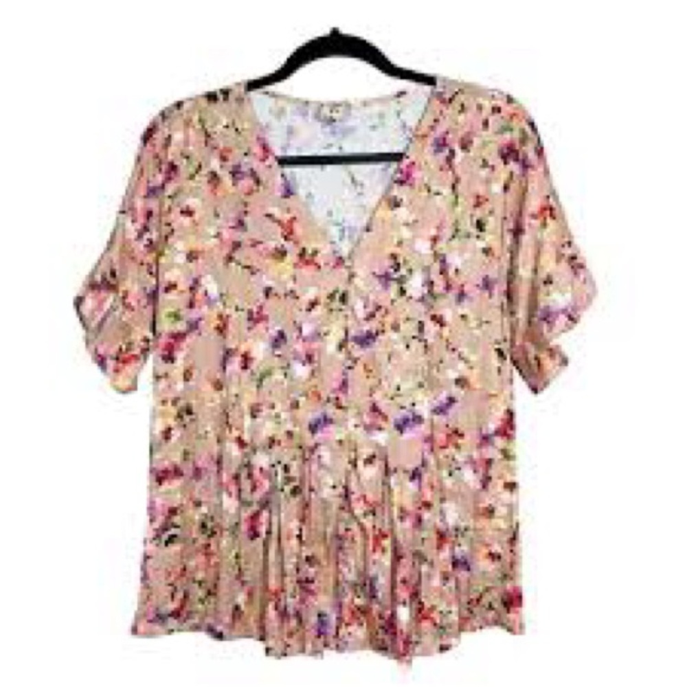 Dolan Multicolor Floral Blouse